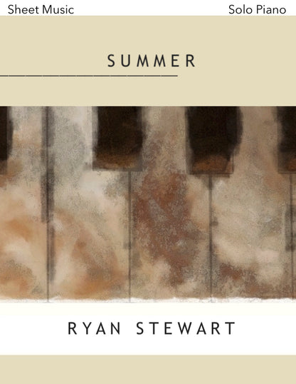 Summer (Solo Piano) - PDF Sheet Music Single